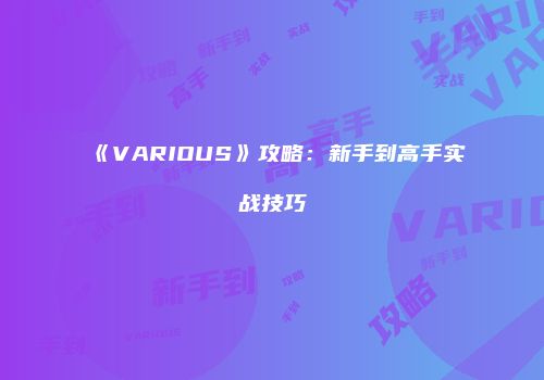 《VARIOUS》攻略：新手到高手实战技巧