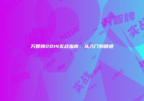 万智牌2014实战指南：从入门到精通