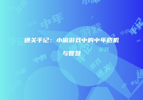 通关手记：小偷游戏中的中年危机与智慧