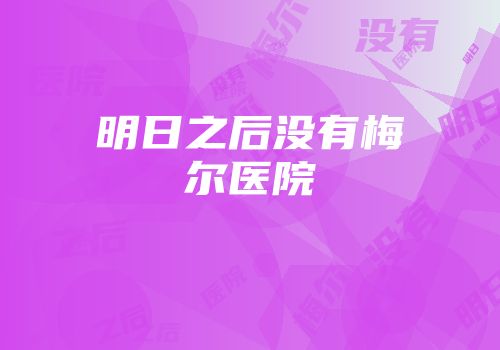 明日之后没有梅尔医院