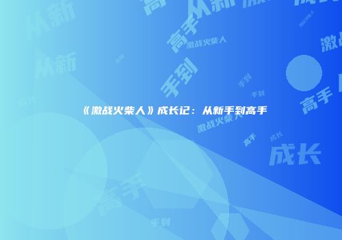 《激战火柴人》成长记：从新手到高手