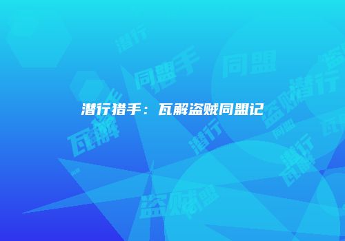 潜行猎手：瓦解盗贼同盟记