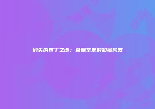 消失的布丁之谜：合租室友的甜蜜偷吃
