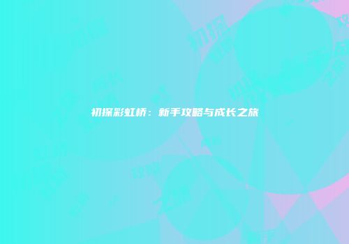 初探彩虹桥：新手攻略与成长之旅