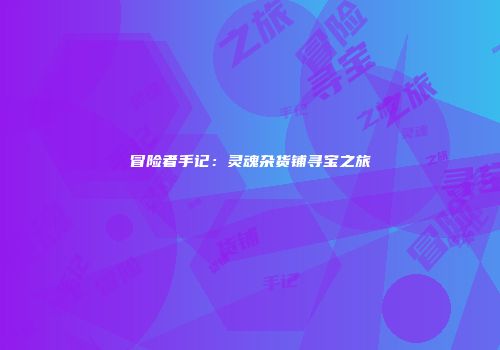 冒险者手记：灵魂杂货铺寻宝之旅