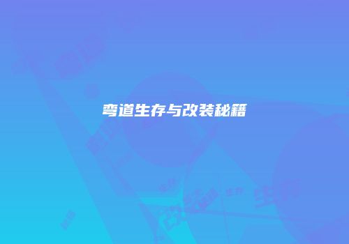 弯道生存与改装秘籍