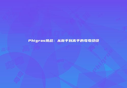 Phigros挑战：从新手到高手的弯弯绕绕