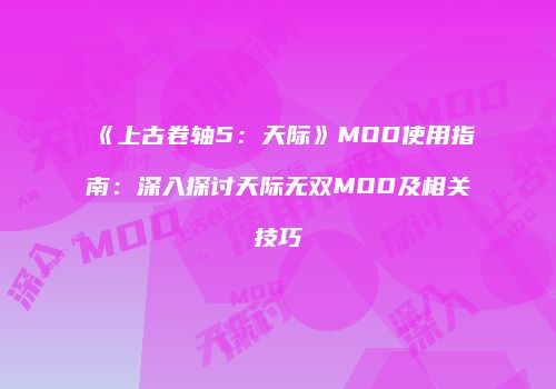 《上古卷轴5：天际》MOD使用指南：深入探讨天际无双MOD及相关技巧