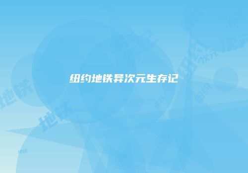 纽约地铁异次元生存记