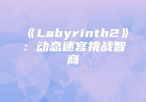 《Labyrinth2》：动态迷宫挑战智商
