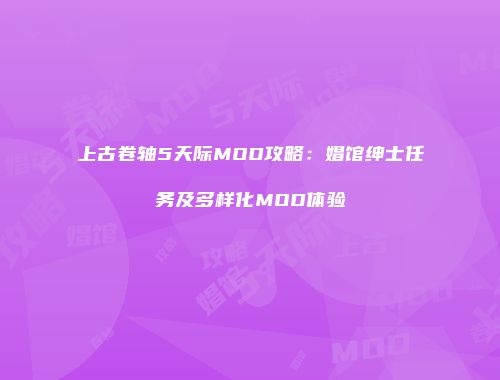 上古卷轴5天际MOD攻略：娼馆绅士任务及多样化MOD体验