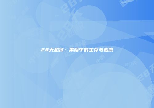 28天越狱：黑暗中的生存与逃脱