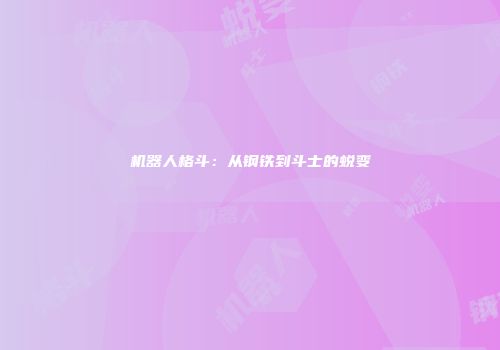 机器人格斗：从钢铁到斗士的蜕变