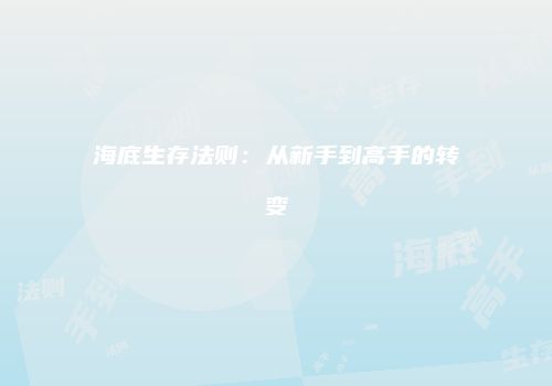 海底生存法则：从新手到高手的转变
