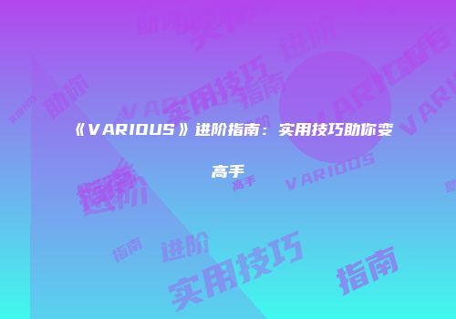 《VARIOUS》进阶指南：实用技巧助你变高手